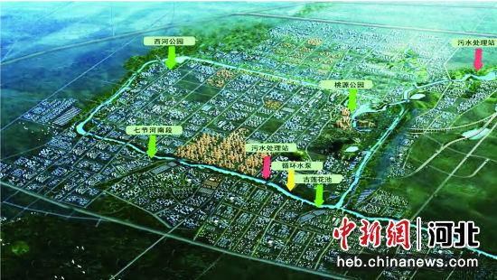 顺平县城区基础设施补短板项目(二期)规划图。 顺平县委宣传部供图
