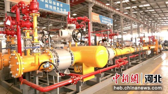 图为枣强县一家“专精特新”企业生产的燃气设备。 供图