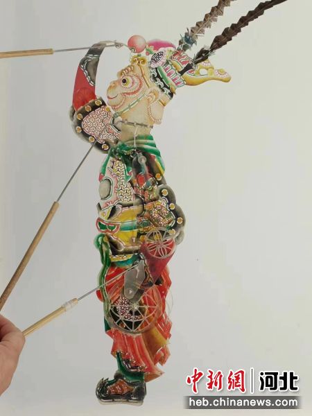 图为杨金波的皮影雕刻作品。 杨金波 摄