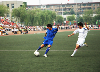 中国大学生足球联赛(北区)在石家庄隆重开幕